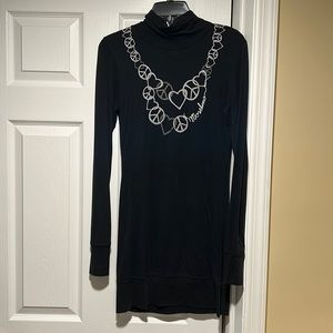 Black Moschino tight fitted/straight dress